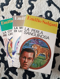 Lotto 3 romanzi Emilio Salgari vintage 1976