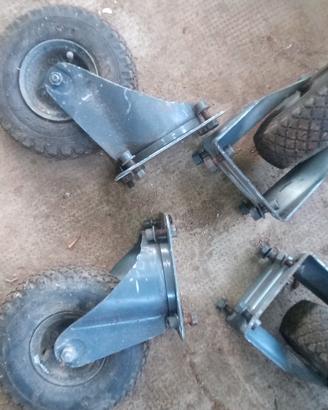 ruote carrello 22 cm  carichi pesanti