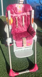Seggiolone pappa bambina