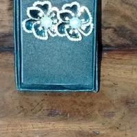 orecchini  fiori smaltati  