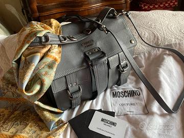 Moschino - saldo -couture ,borsa vera pelle !