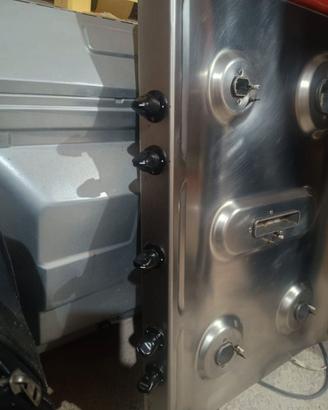 Piano cottura a 5 fuochi da incasso con pesciera