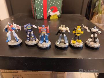 Gashapon Transformers 6 Mini Figures 1a Serie