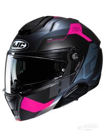 Casco modulare Hjc i91 BINA nero Rosa