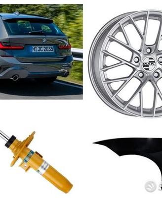 Bmw Serie 3 G20 frontale cofano paraurti fanale