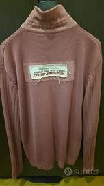 Maglione a zip vinaccia taglia L