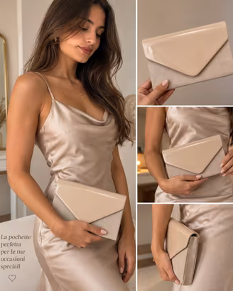 Pochette beige