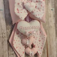 Fiocco nascita nome personalizzabile 