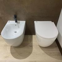 SANITARI A TERRA: WC E BIDET MODERNI E MINIMAL