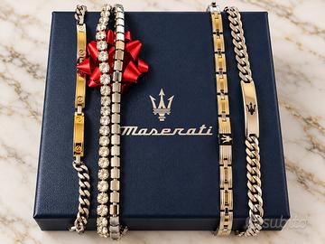 blocco d bracciali maserati , orologio e collane