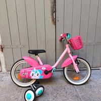 Bicicletta bambina Decathlon 14 pollici