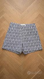 Shorts a vita alta firmati Piombo taglia S