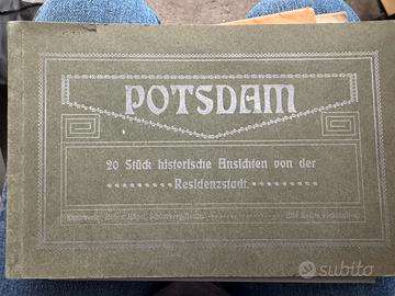 Libro fotografico su Postdam  primi del 900