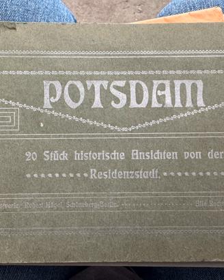 Libro fotografico su Postdam  primi del 900