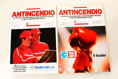 Antincendio 2 Riviste N.1 Rare 1998-1999