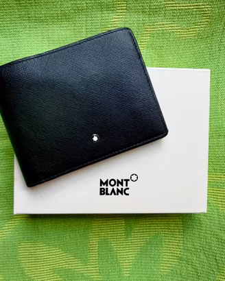 Portafoglio Montblanc in Pelle Nera