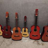 6 chitarre classiche 1 acustica
