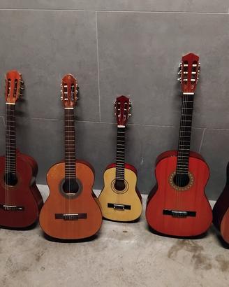6 chitarre classiche 1 acustica