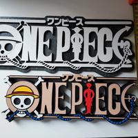Logo di One Piece legno e plastica 