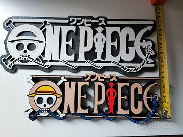 Logo di One Piece legno e plastica 