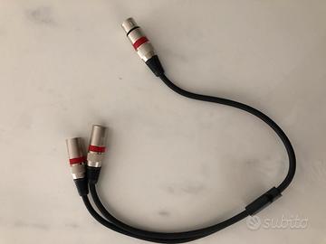 Cavo xlr sdoppiato