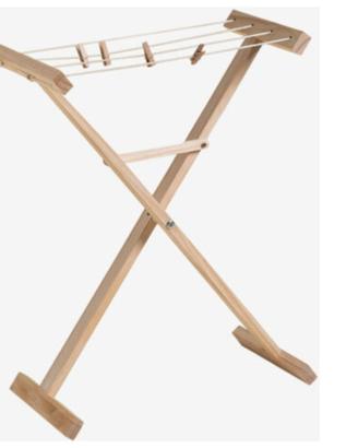 Stendino giocattolo in legno