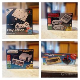 nes snes c64 playstation classic mini