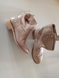 Stivaletti in pelle Vera Gomma tg. 39