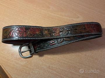 Cintura vintage El Charro originale in pelle