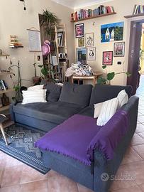 Divano-letto IKEA angolare 3 posti con contenitore