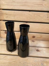 2 Vasi vetro neri - Tulipano