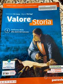 Libro Valore Storia per Liceo scienze umane