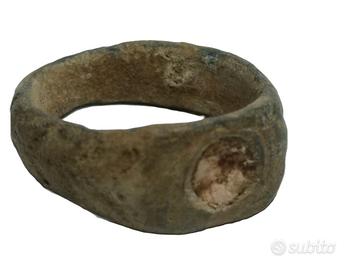ANTICO ANELLO IN BRONZO PERIODO MEDIEVALE