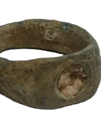 ANTICO ANELLO IN BRONZO PERIODO MEDIEVALE