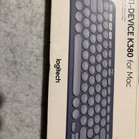 Tastiera logitech x mac e ipad, fino 3 dispositivi