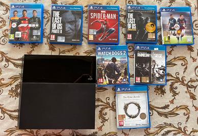 PS4 fat + Giochi (SENZA CONTROLLER)