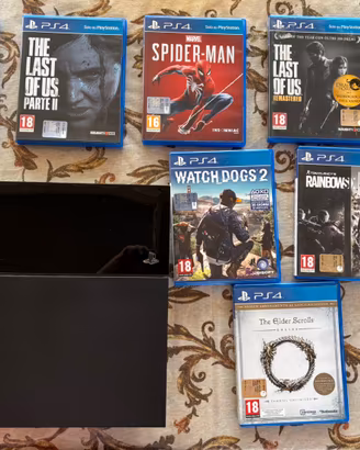 PS4 fat + Giochi (SENZA CONTROLLER)