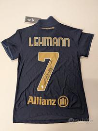 Alisha Lehmann maglia autografata Juve 3° kit