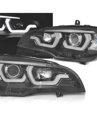 FARI BMW X5 E70 07-13 TUBE LIGHT DRL NERO