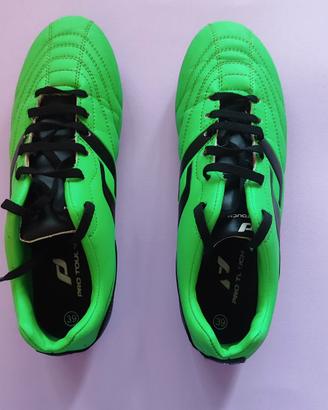 scarpe da calcio n.39 Verde fluo 