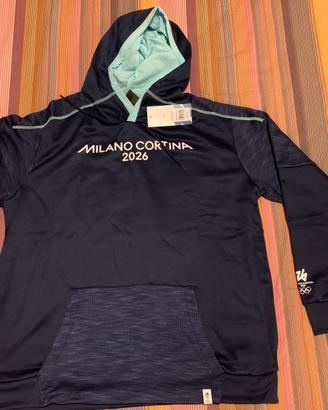 Felpa milano cortina 2026 originale taglia XL