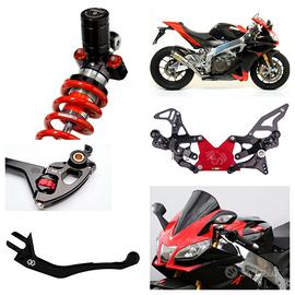 Aprilia Rsv4 1000 mono scarico pedane freni catena