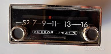 Autoradio vintage Voxson Junior 70 auto d’epoca