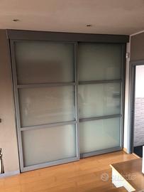 Pareti mobili su binari