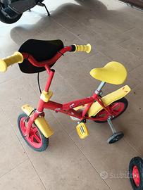 bici  bimbo completa di caschetto