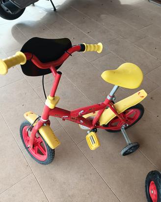 bici  bimbo completa di caschetto