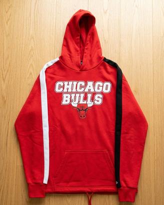 Felpa con cappuccio New Era Chicago Bulls - M