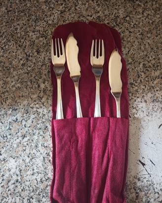 Set posate pesce vintage 