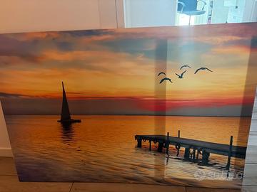 Quadro Mare al tramonto