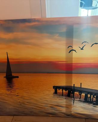 Quadro Mare al tramonto